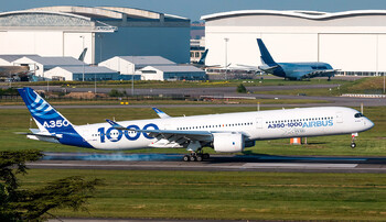 Airbus испытал полностью автоматический взлёт самолёта A350-1000
