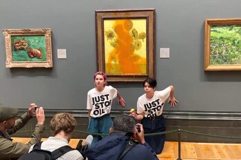 Экоактивисты облили супом картину Ван Гога «Подсолнухи» в Лондоне