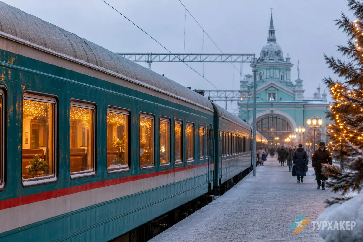 РЖД назначили два туристических поезда с отправлением 31 декабря РЖД назначили два туристических поезда с отправлением 31 декабря