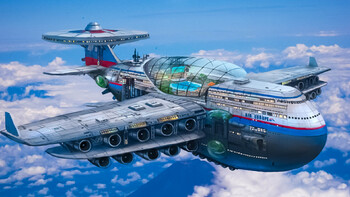 В Йемене показали проект летающего отеля Sky Cruise