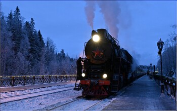 Туристический поезд Москва — Карелия начнёт останавливаться в Петербурге Туристический поезд Москва — Карелия начнёт останавливаться в Петербурге