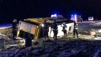 Автобус Ecolines из Санкт-Петербурга попал в аварию в Эстонии