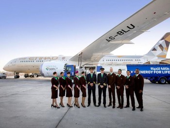 Etihad Airways выполнила семичасовой рейс на биотопливе из солероса Etihad Airways выполнила семичасовой рейс на биотопливе из солероса