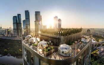 На крышах пяти небоскрёбов Москвы появятся лаундж-зоны